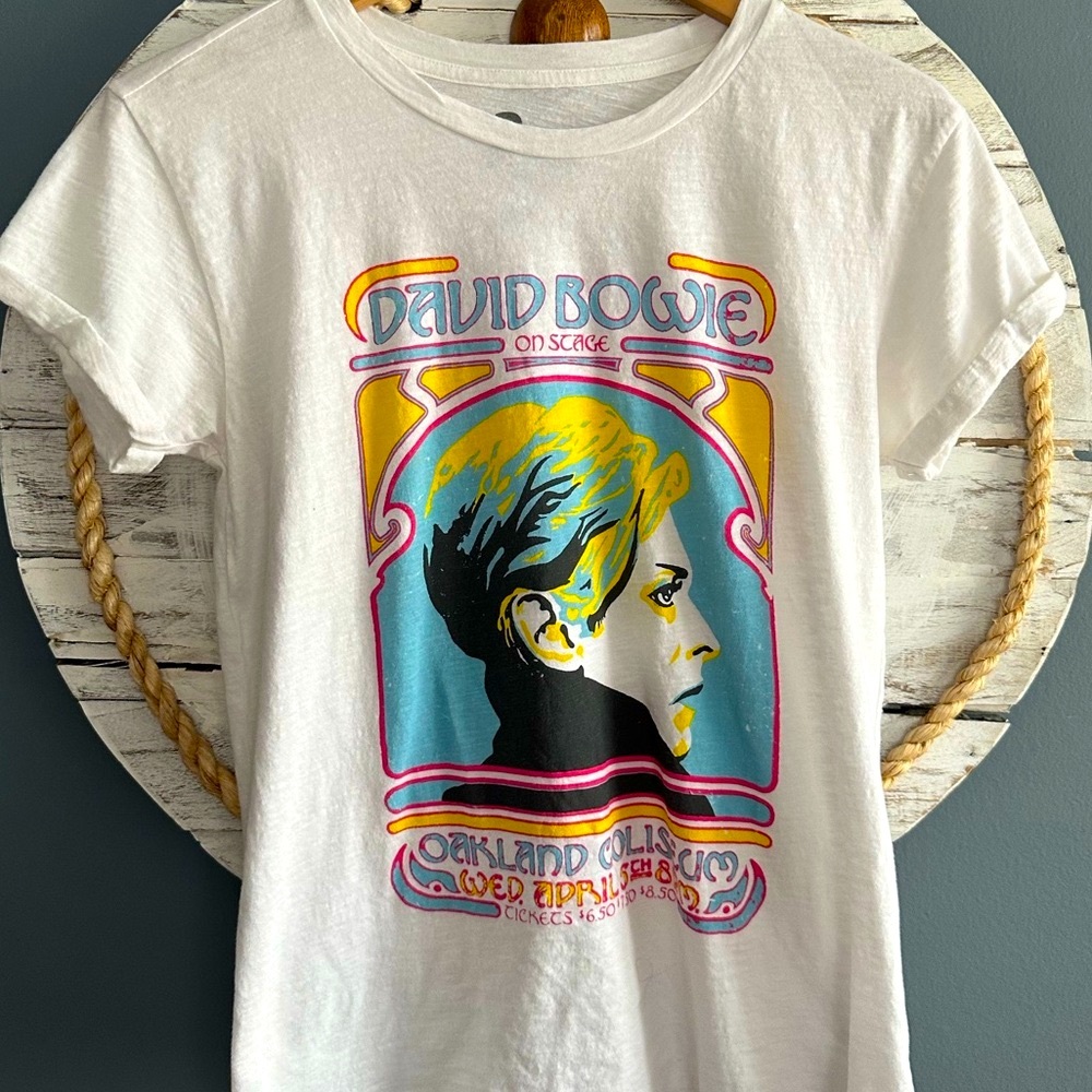 David Bowie Graphic T-Shirt - White